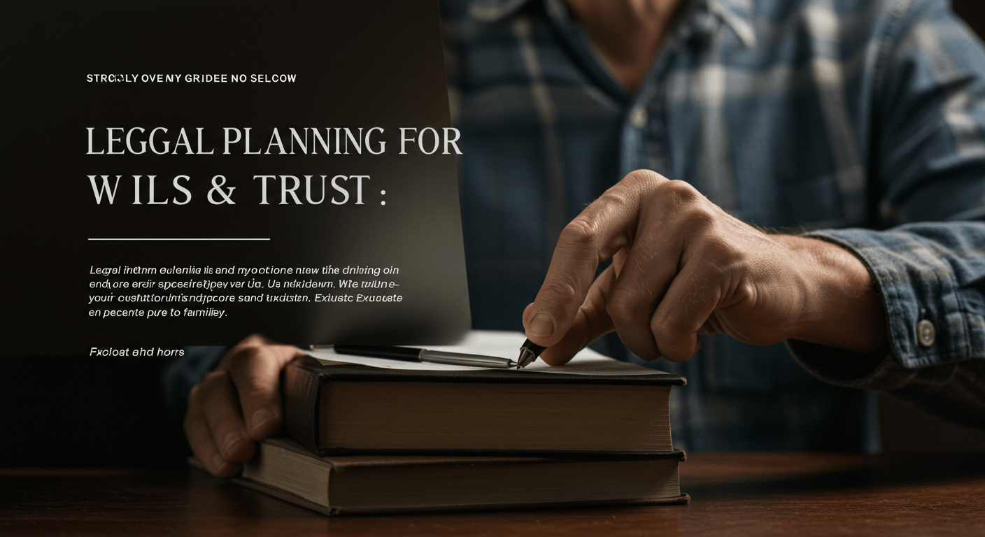 Legal Planning for Seniors: Wills and Trusts