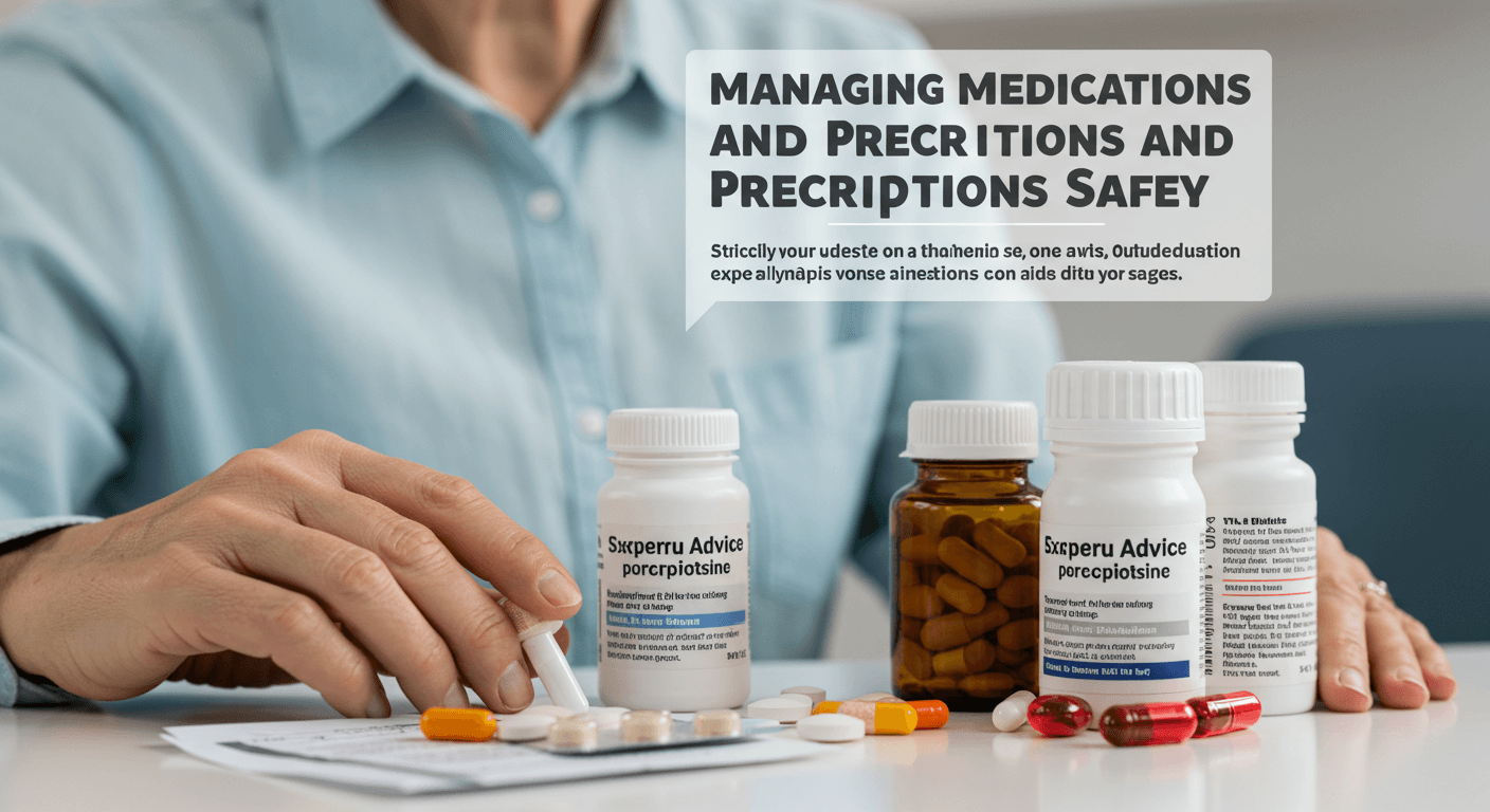 Managing Medications and Prescriptions Safely