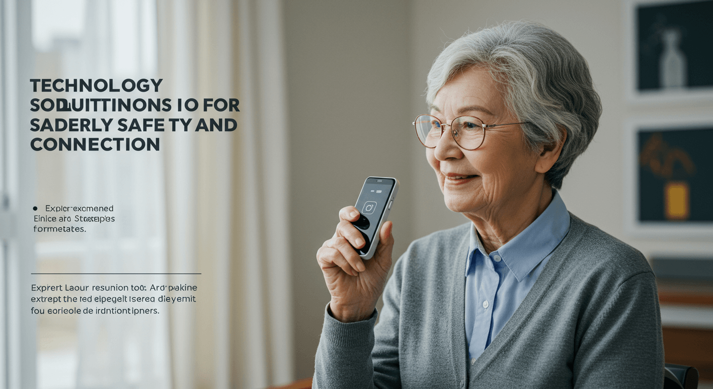Technology Solutions for Elderly Safety and Connection